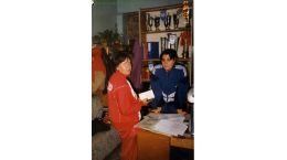 1997 год. Минкина А.В. и Горячева М.Л. в тренерской